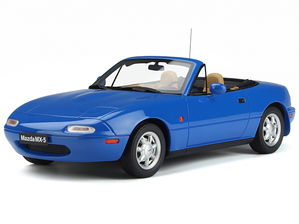 1990 Mazda Miata MX-5 Mariner Blue Limited Edition to 1500 pieces Worldwide  1/18 Model Car by Otto Mobile