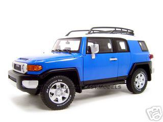 Toyota FJ Cruiser Car 1/18 Blue Diecast Model Car by Autoart