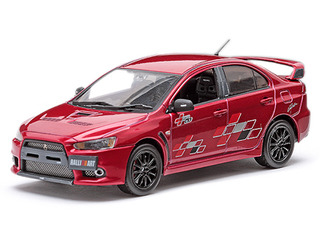 Image of Mitsubishi Lancer Evolution X 10 Ralliart Metallic Red 1/43 by Vitesse