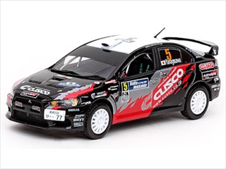 Image of Mitsubishi Lancer Evolution X 5 H.Yanagisawa/Y.Nakahara Rally Hokkaido 2009 1/43 Diecast Model Car by Vitesse
