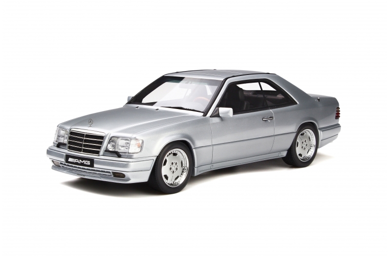 Mercedes Benz C124 E36 Amg Coupe Brilliant Silver Limited Edition To 1500 Pieces Worldwide 1/18 Model Car By Otto Mobile
