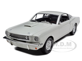 1966 Shelby Mustang GT 350 Fastback White 1/18 Diecast Model Car by Shelby Collectibles