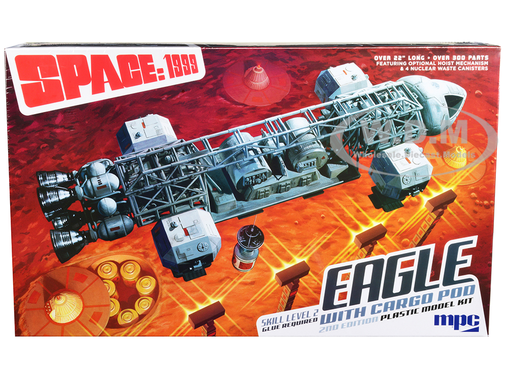 Skill 2 Model Kit Eagle Spacecraft with Cargo Pod 2nd Edition Space: 1999 (1975-1977) TV Series 1/48 Scale Model by MPC