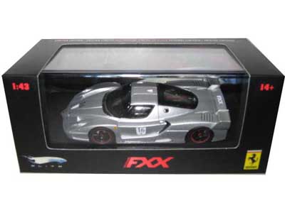 Ferrari Enzo FXX Silver #16 Elite Limited Edition 1/43 Diecast Model Car by Hot Wheels