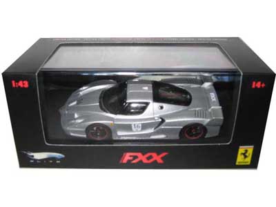 Ferrari Enzo FXX Silver #16 Elite Limited Edition 1/43 Diecast Model Car by Hot Wheels