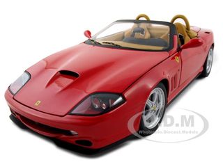 Ferrari 550 Barchetta Pininfarina Red Elite Edition 1/18 Diecast Model Car By Hotwheels