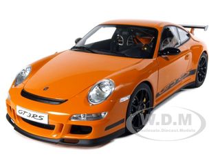 Porsche 911 (997) Gt3 Rs Orange 1/12 Diecast Model Car By Autoart