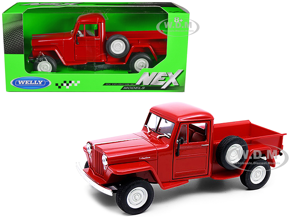 1947 Jeep Willys Pickup Truck Red 