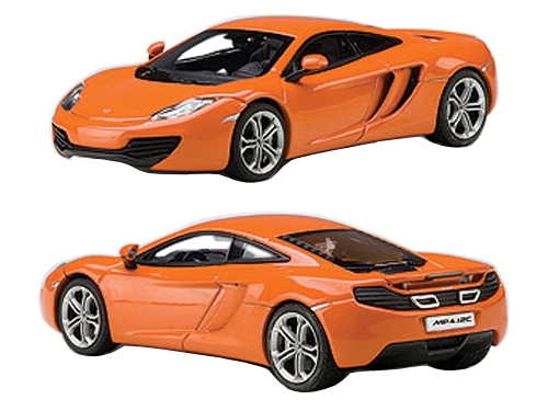 Mclaren Mp4-12c Metallic Orange 1/43 Diecast Car Model By Autoart