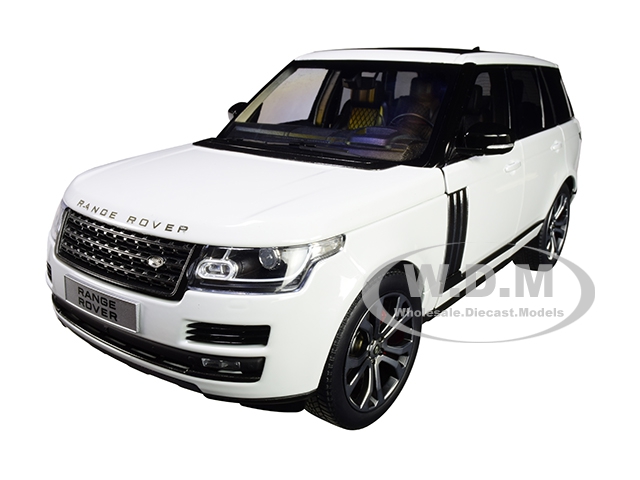 2017 Range Rover Sv Autobiography Dynamic White 1/18 Diecast Model Car By Lcd Models