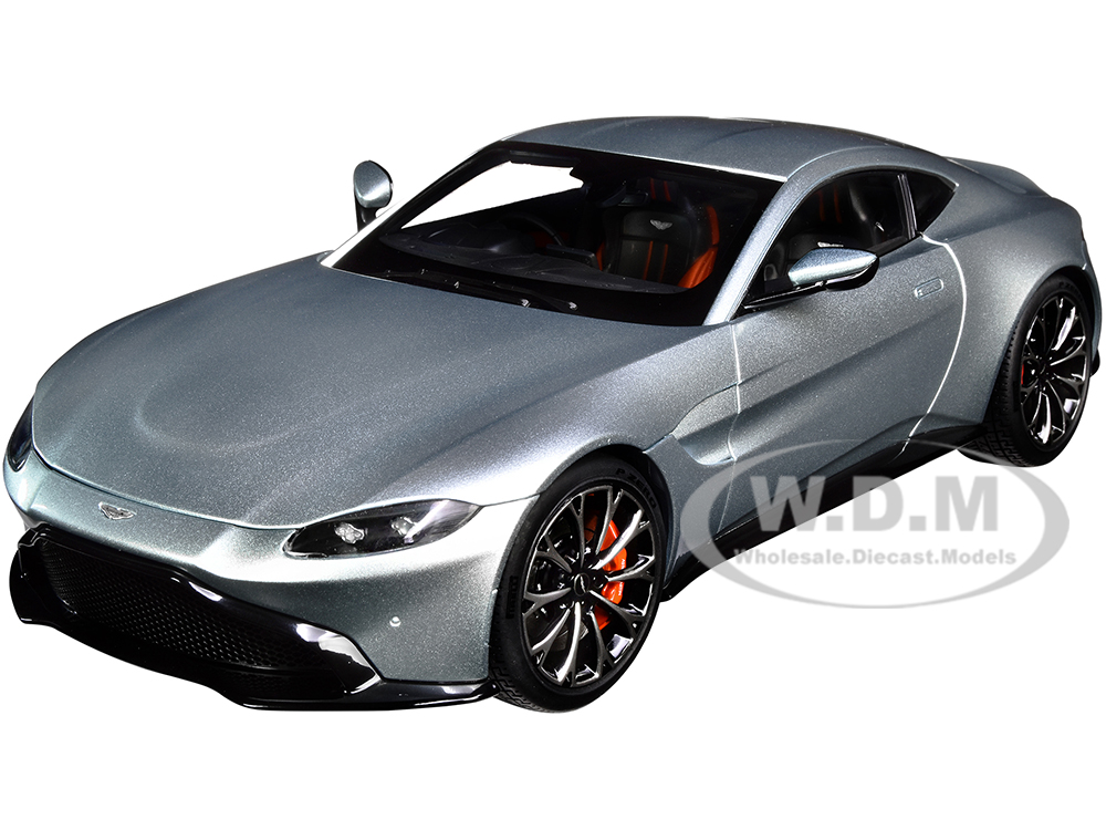 2019 Aston Martin Vantage RHD (Right Hand Drive) Magnetic Silver 1/18 Model Car By Autoart