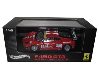 Ferrari F430 Gt3 34 Jmb Racing Italian Gt3 2009 Elite Edition 1/43 Diecast Model Car By Hotwheels