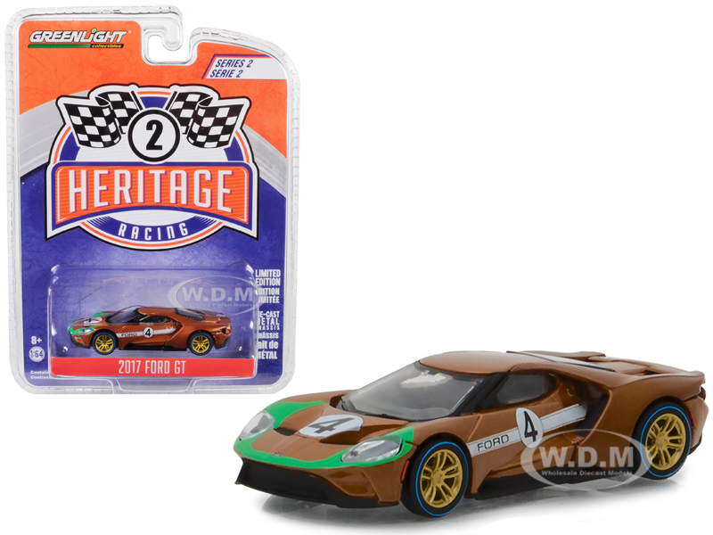 2017 Ford GT 4 Tribute to 1966 Ford GT40 Mk II Brown 