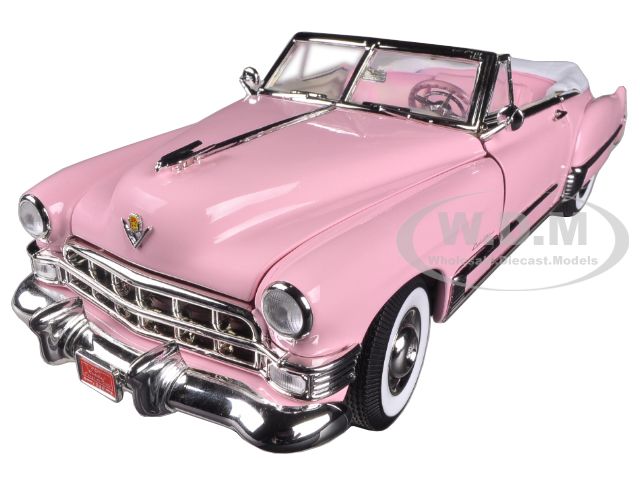 1949 Elvis Presley Pink Cadillac Coupe Deville 1/18 Diecast Car Model by Motorcity Classics