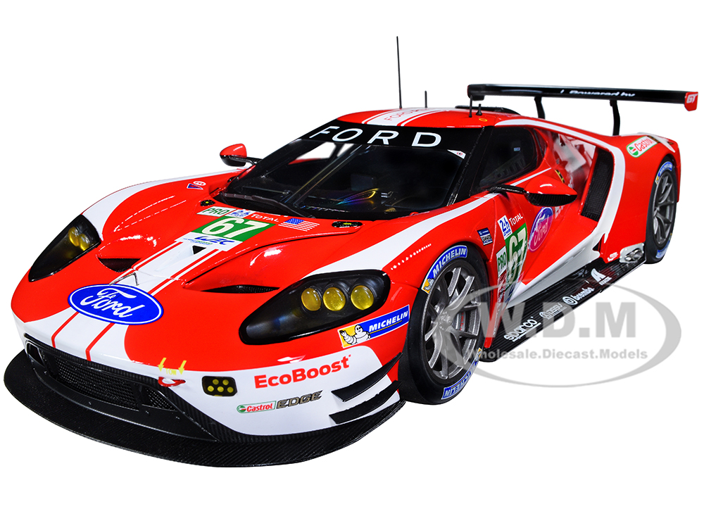 Ford GT 67 Harry Tincknell - Andy Priaulx - Jonathan Bomarito 24H of Le Mans (2019) 1/18 Model Car by Autoart