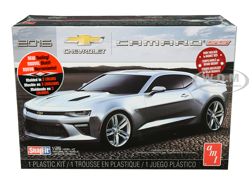 Skill 1 Snap Model Kit 2016 Chevrolet Camaro SS 1/25 Scale Model by AMT