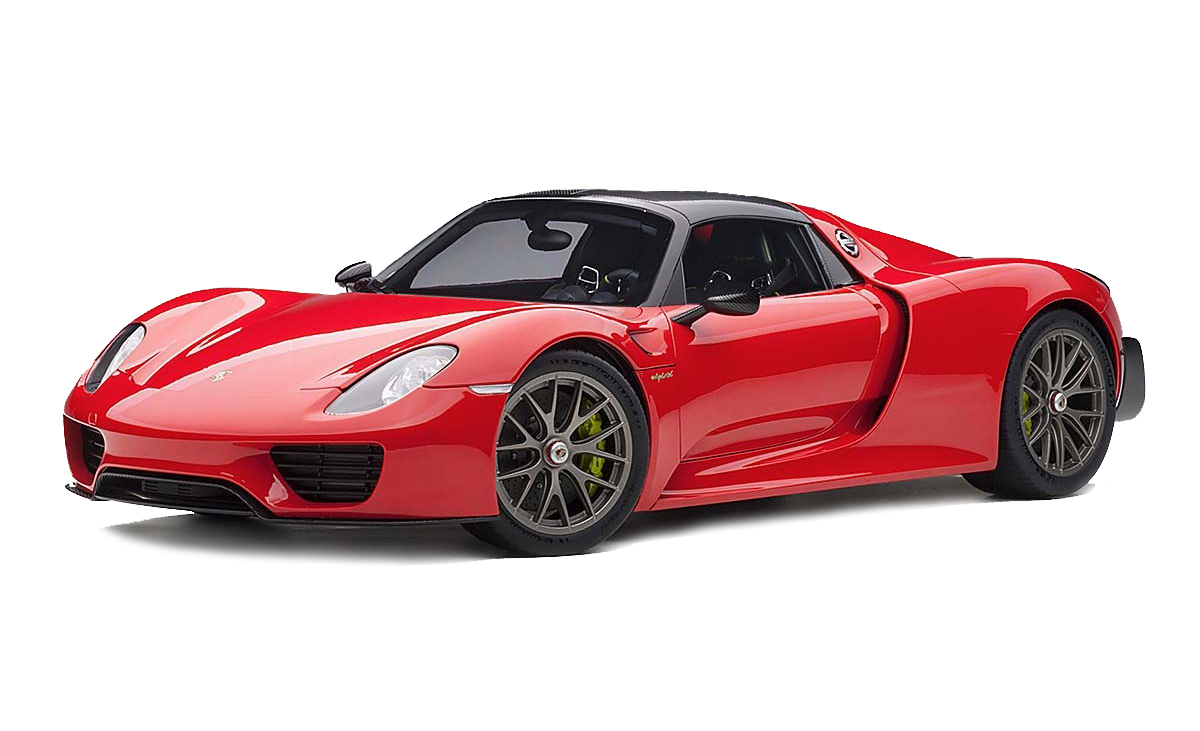 Porsche 918 Spyder Red 1/12 Model Car By Autoart