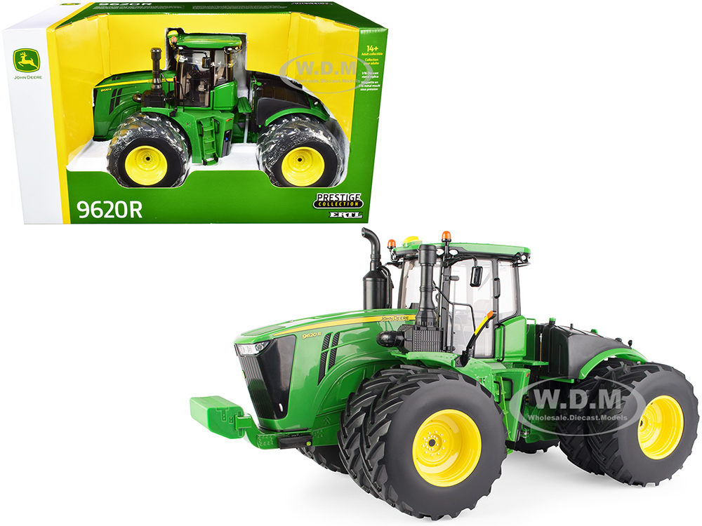 Image of John Deere 9620R Tractor with Dual Wheels "Prestige Collection" 1/16 Diecast Model by ERTL TOMY