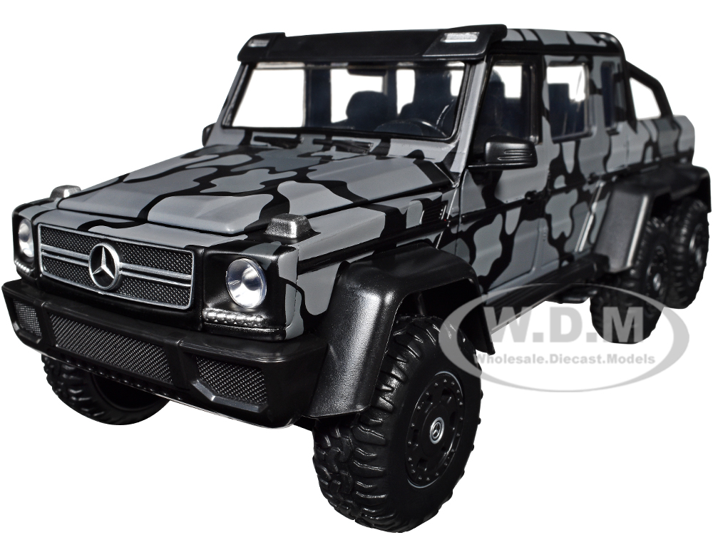 Mercedes-Benz G 63 AMG 6x6 Pickup Truck Gray Camouflage 