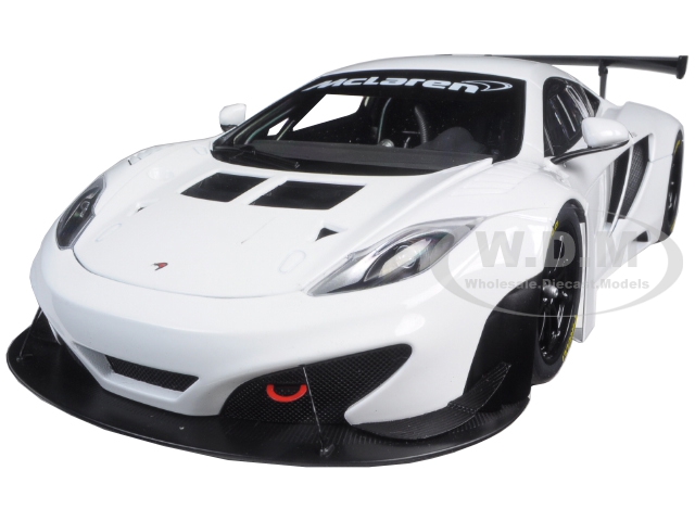 Mclaren 12c Gt3 White 1/18 Diecast Model Car By Autoart