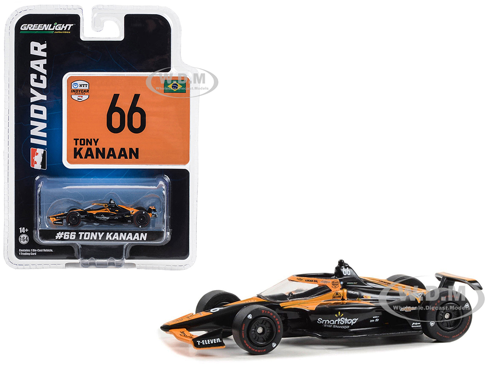 Dallara IndyCar 66 Tony Kanaan "SmartStop Self Storage" Arrow McLaren "NTT IndyCar Series" (2023) 1/64 Diecast Model Car by Greenlight
