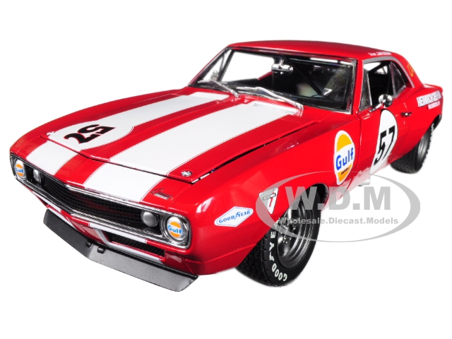 1967 Chevrolet Camaro Z/28 57 Heinrich Chevy-Land Limited Edition to 750pcs 1/18 Diecast Model Car by GMP