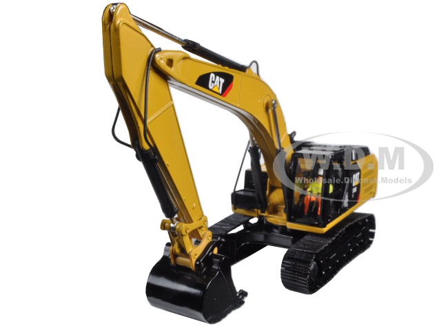 CAT Caterpillar 336E H Hybrid Hydraulic Excavator with Operator High Line Series 1/50 Diecast Model by Diecast Masters