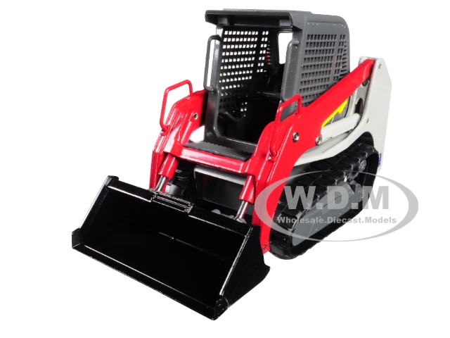 Image of Track Loader Gray/Red 1/34 Diecast Model Car by First Gear