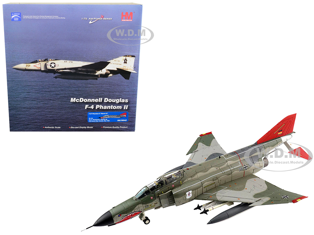 McDonnell Douglas F-4F Phantom II "Norm 81" Fighter Aircraft "JG 71 "Richthofen" GAFTIC 86 CFB Goose Bay Canada" (May 1986) "Air Power Series" 1/72 D