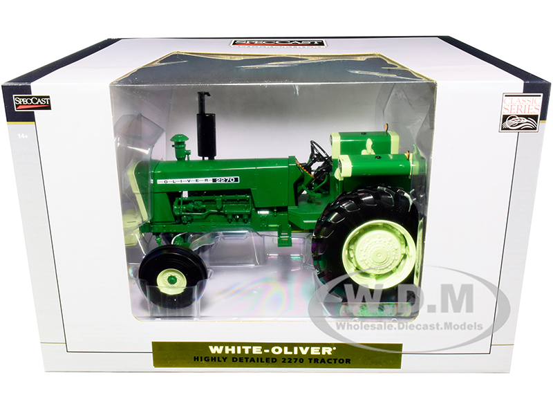 White-Oliver 2270 Tractor Green Classic Series 1/16 Diecast Model by SpecCast