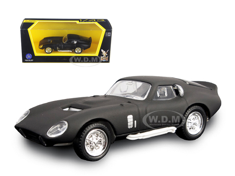 1965 Shelby Cobra Daytona Coupe Matt Black 1/43 Diecast Model Car By Road Signature