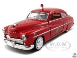 Image of 1949 Mercury Fire Chief 1/24 Diecast Model Car by Motormax