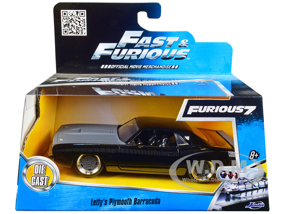 Lettys Plymouth Barracuda "Fast &amp; Furious 7" Movie 1/32 Diecast Model Car by Jada