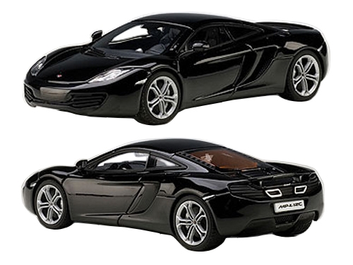 Mclaren Mp4-12c Sapphire Black 1/43 Diecast Car Model By Autoart