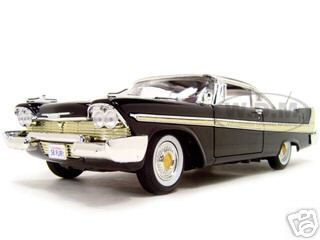 1958 Plymouth Fury Black 1/18 Diecast Model Car By Motormax