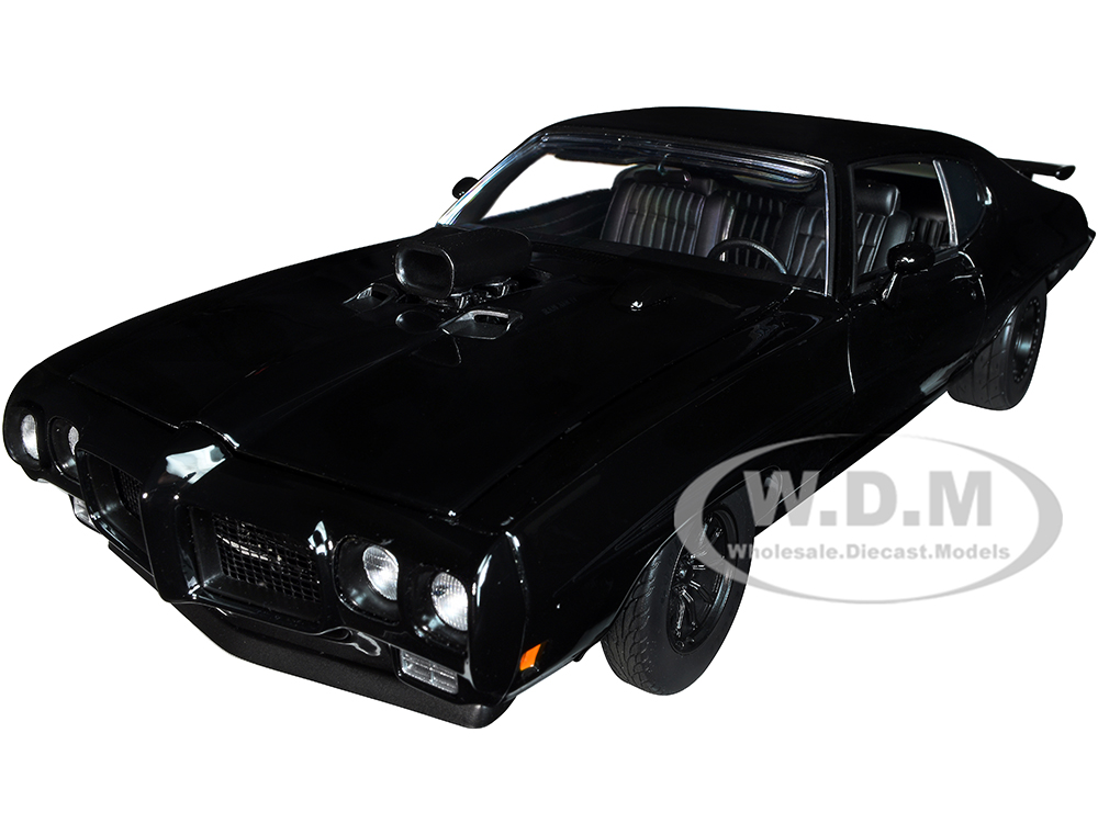 1970 Pontiac GTO Judge Justified Black Drag Outlaws Series Limited Edition to 564 pieces Worldwide 1/18 Diecast Model Car by ACME