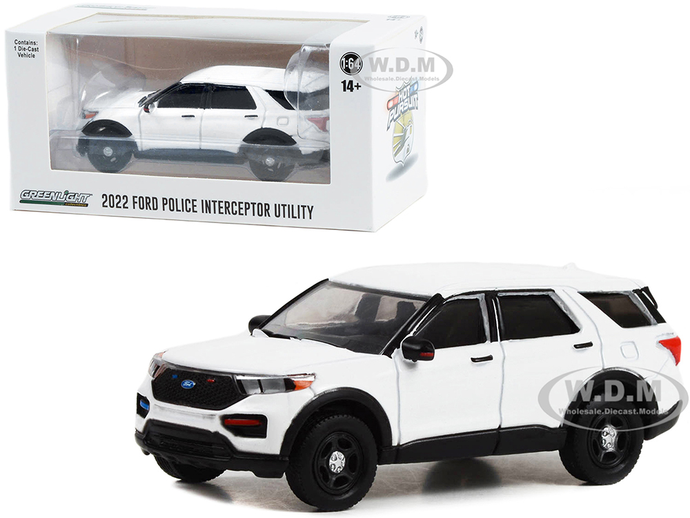 2022 Ford Police Interceptor Utility White 