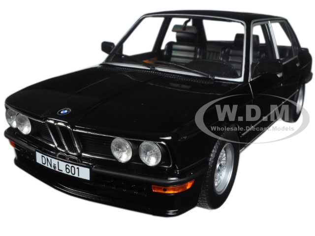 Image of 1980 BMW M535i Black 1/18 Diecast Model Car by Norev
