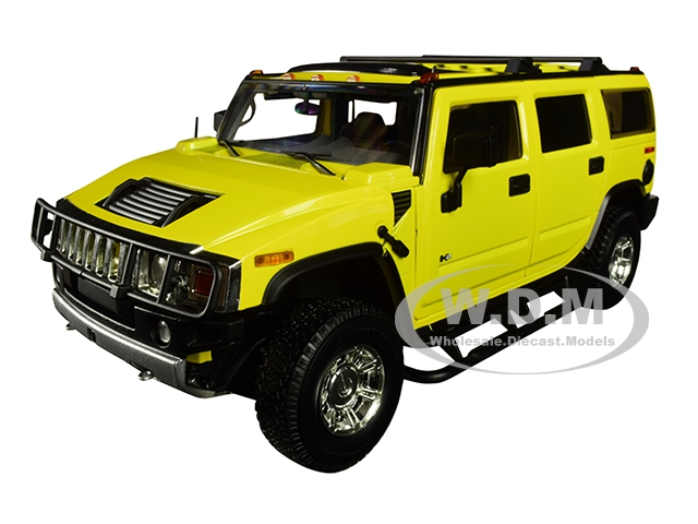 Image of 2003 Hummer H2 Yellow "Entourage" (2004-2011) TV Series 1/18 Diecast Model Car by Highway 61