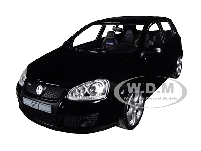 Volkswagen Golf Gti With Sunroof Black 1/24 Diecast Model Car By Cararama