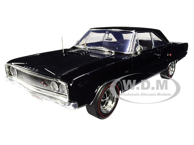 1967 Dodge Coronet R/t Black Limited Edition To 492 Pieces Worldwide 1/18 Diecast Model Car By Acme