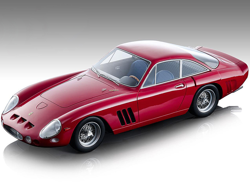 1962 Ferrari 330 LMB Rosso Corsa Red Press Version "Mythos Series" Limited Edition to 200 pieces Worldwide 1/18 Model Car by Tecnomodel