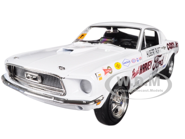 Image of 1968 Ford Mustang S/S Cobra Jet Hubert Platt "Class of 68" 50th Anniversary of the Ford Cobra Jet Limited Edition to 1002 pieces Worldwide 1/18 Dieca