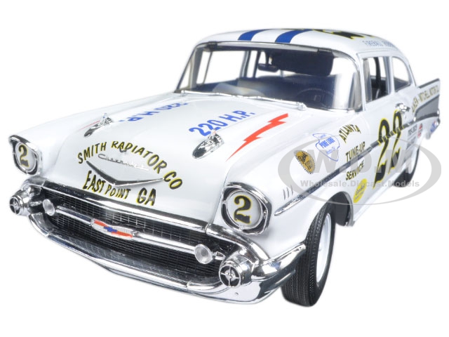 1957 Chevrolet Bel Air 22 Driver Fireball Roberts Limited Edition Of 648pc 1/18 Diecast Model Car By Acme