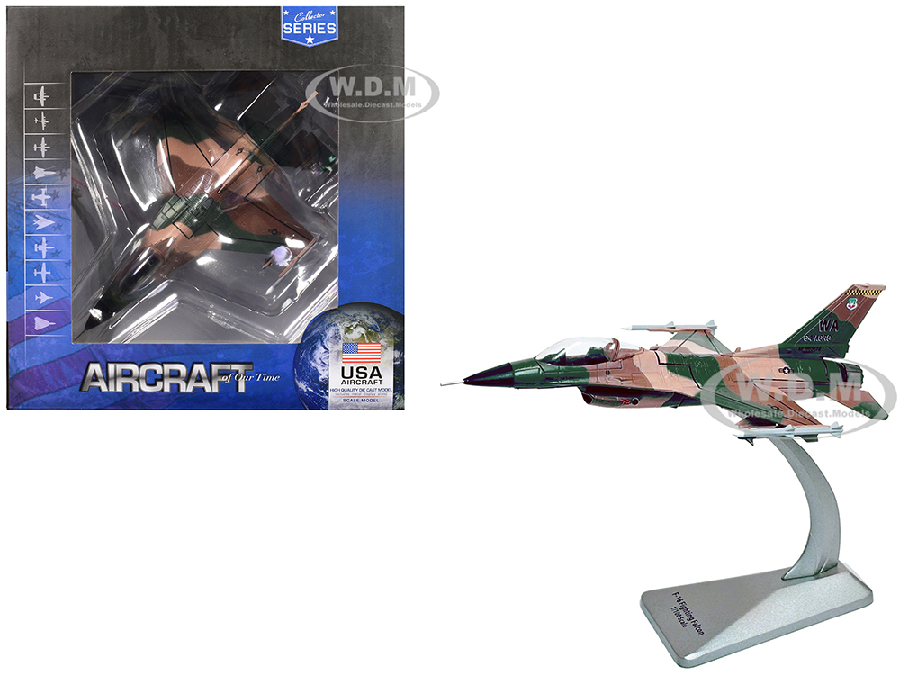 Lockheed F-16C Fighting Falcon Fighter Aircraft "Block 32 64th Aggressor Squadron Nellis AFB" (2007) United States Air Force "Collector Series" 1/100