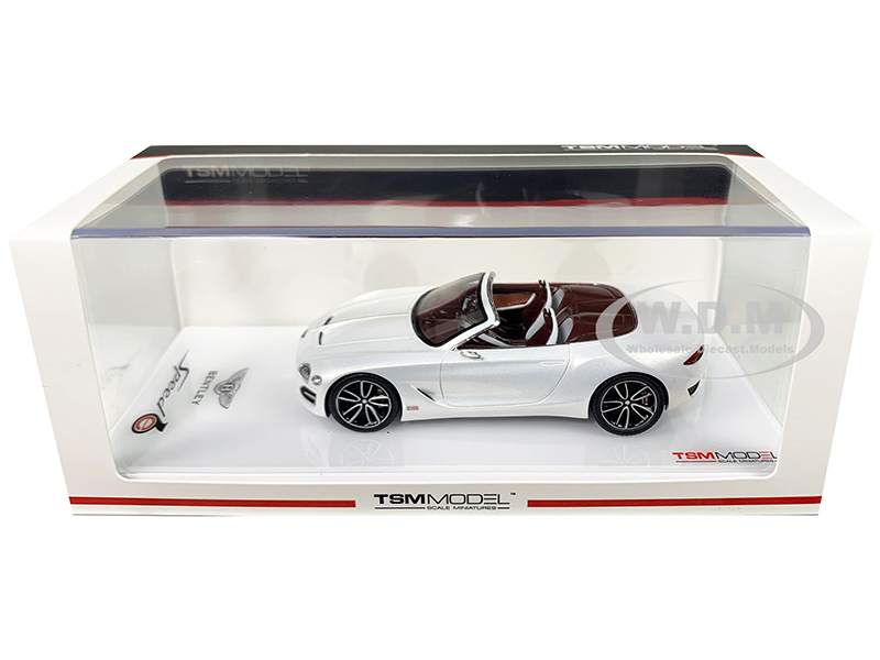 Image of Bentley EXP 12 Speed 6E Cabriolet Pearl White 1/43 Model Car by True Scale Miniatures