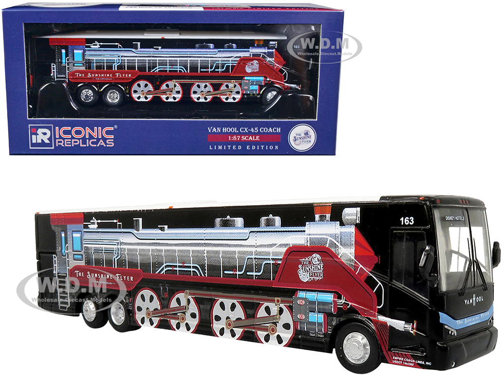 Van Hool CX-45 Coach Bus Empire Coach Lines The Sunshine Flyer: The Armadillo 1/87 (HO) Diecast Model by Iconic Replicas