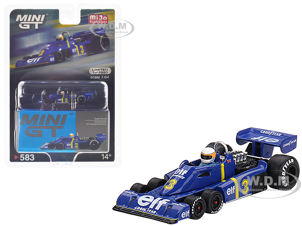 Tyrrell P34 3 Jody Scheckter Winner Formula One F1 