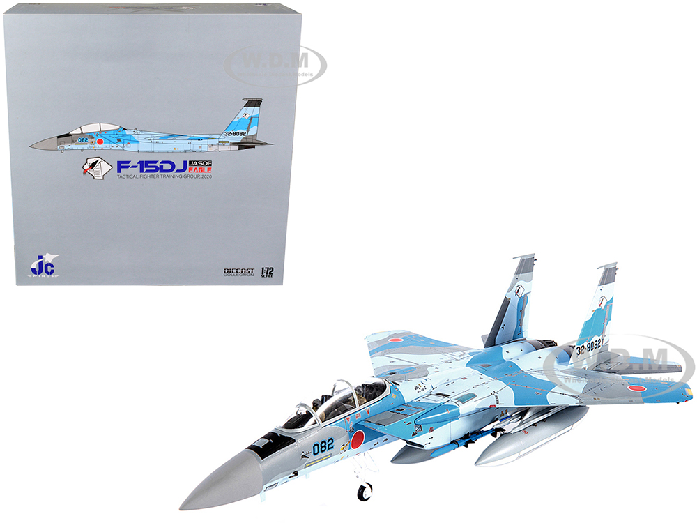 Mitsubishi F-15DJ Eagle Fighter Plane JASDF (Japan Air Self-Defense Force) Tactical Fighter Training Group (2020) 1/72 Diecast Model by JC Wings