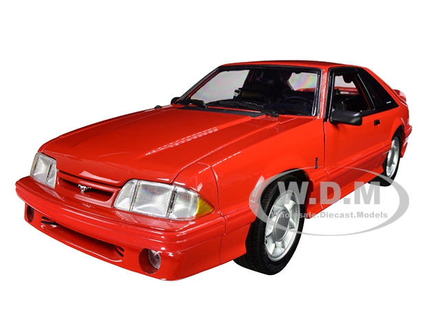 1993 Ford Mustang Cobra Red With Black Interior Limited Edition To 798 Pieces Worldwide 1/18 Diecast Model Car By Gmp